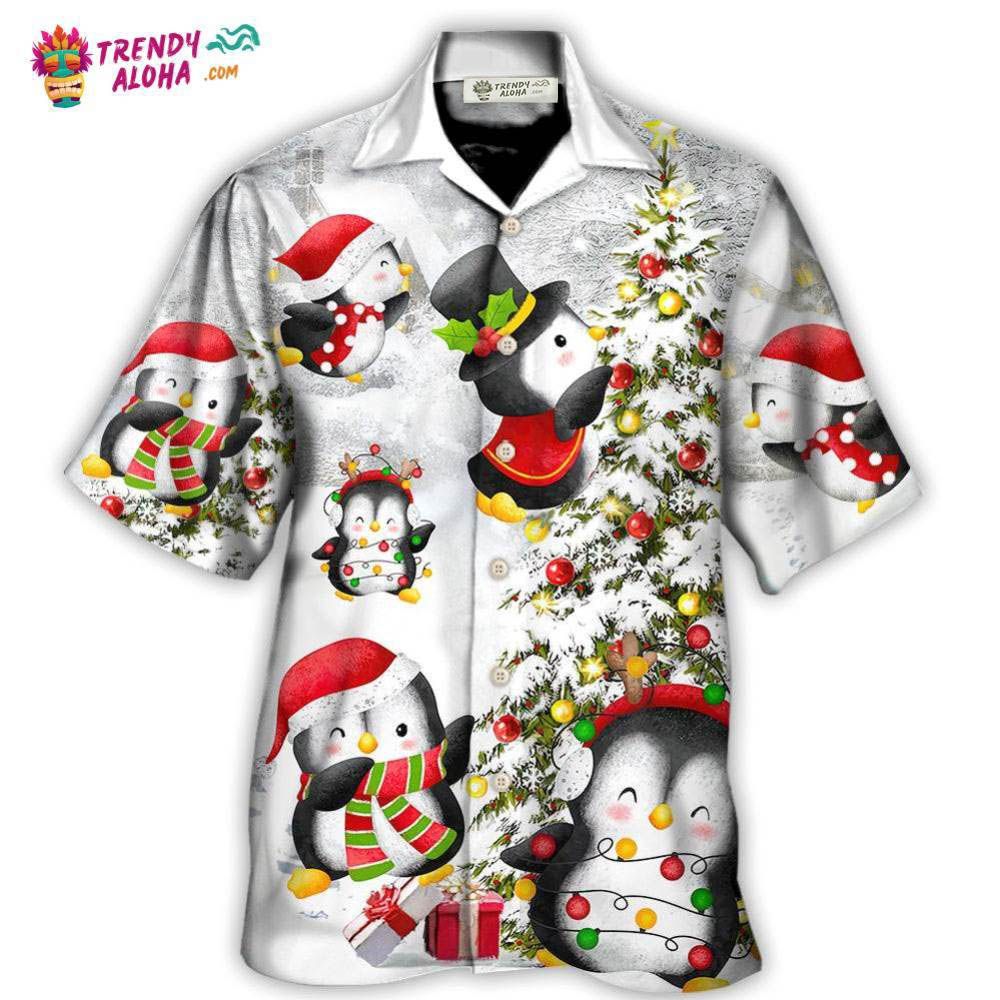Christmas Chilling Penguin Family In Love Christmas Hawaiian Shirt – Trendy Aloha Christmas Chilling Penguin Family In Love Christmas Hawaiian Shirt – Trendy Aloha