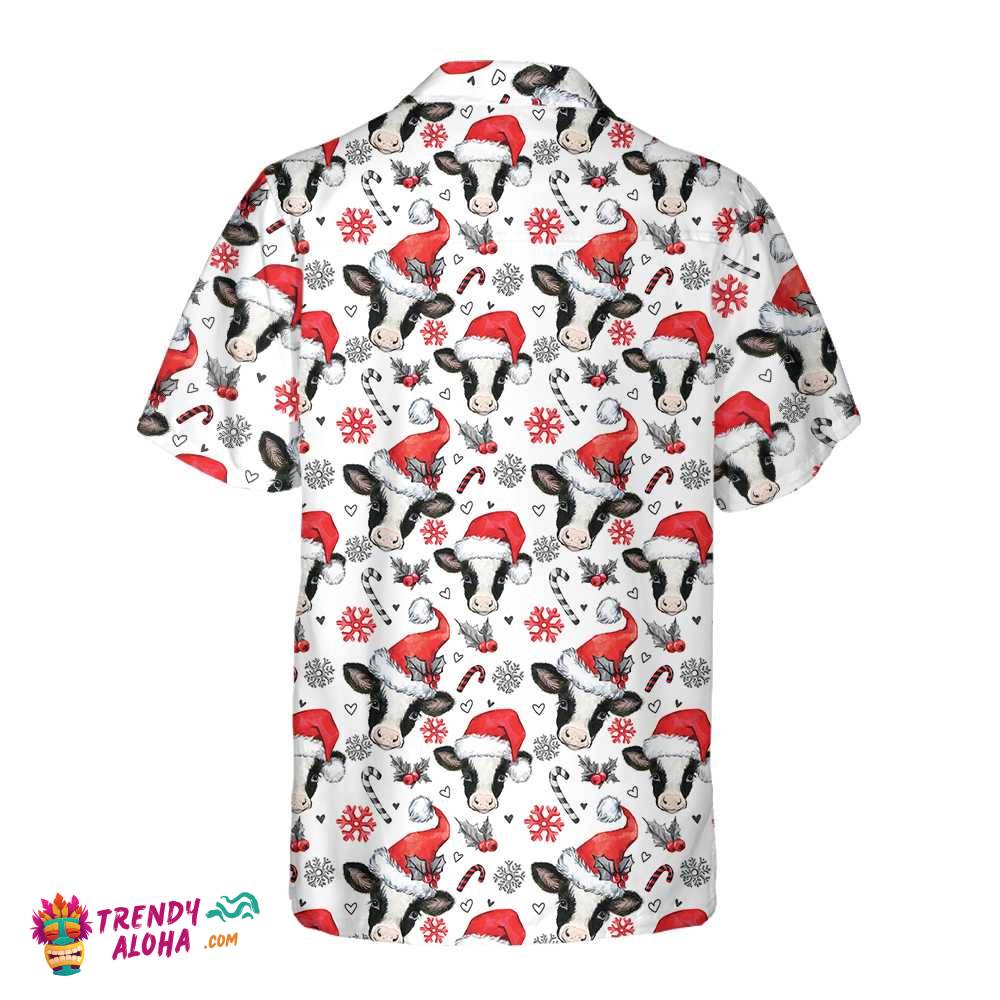 Christmas Cow Hawaiian Shirt, Funny Christmas Shirt, Best Gift For X-Mas
