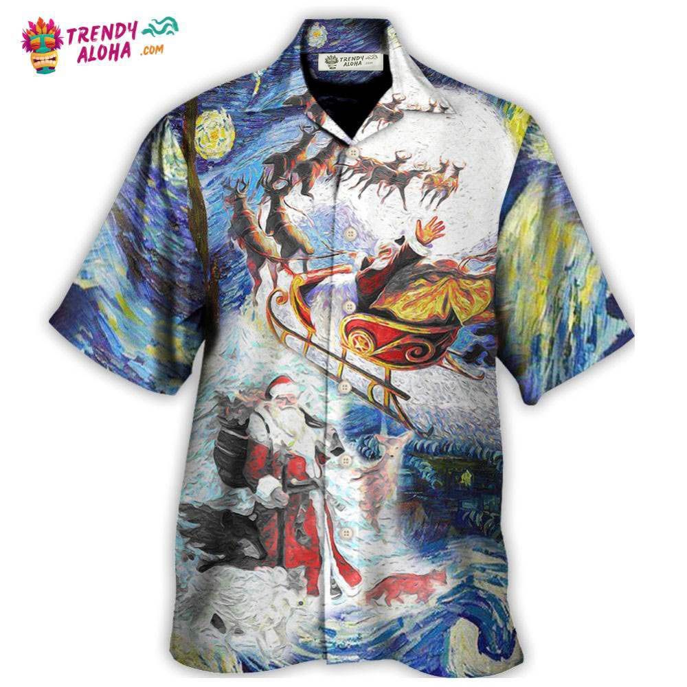Christmas Friendly Santa With Animals Hawaiian Shirt – Trendy Aloha
