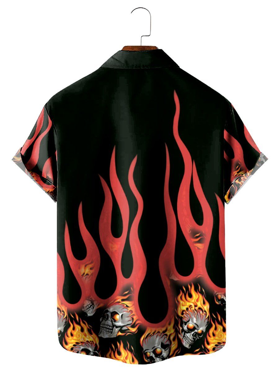 Christmas in July: Santa Hippie Sending Gift In Summer Hawaiian Shirt
