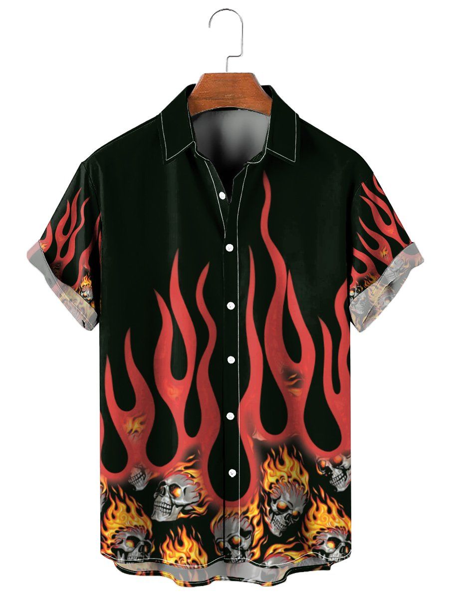 Christmas in July: Santa Hippie Sending Gift In Summer Hawaiian Shirt