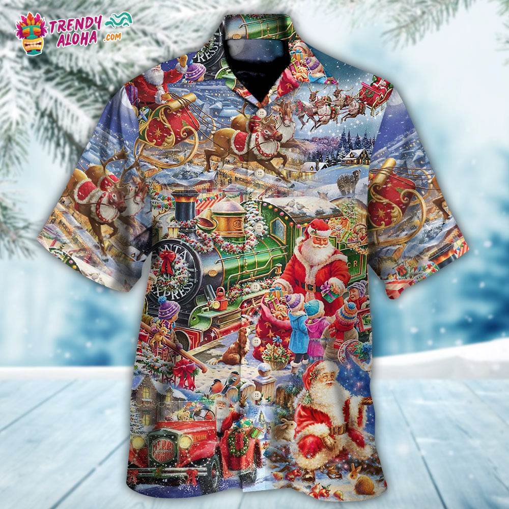 Christmas Joy Love Peace Family Laughter Hawaiian Shirt – Trendy Aloha