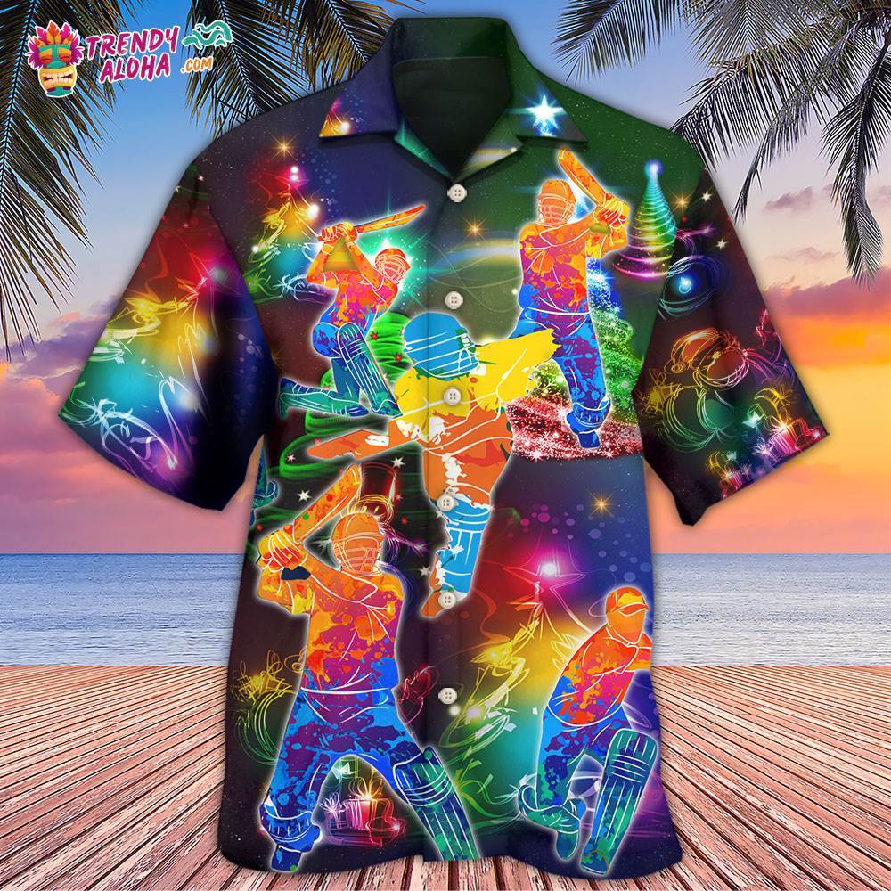 Christmas Life Is Better With Cricket Merry Christmas Blink Blink Hawaiian Shirt – Trendy Aloha