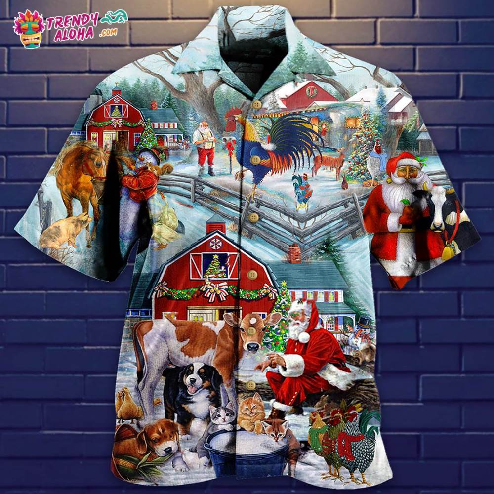 Christmas Love Animals So Much Hawaiian Shirt – Trendy Aloha