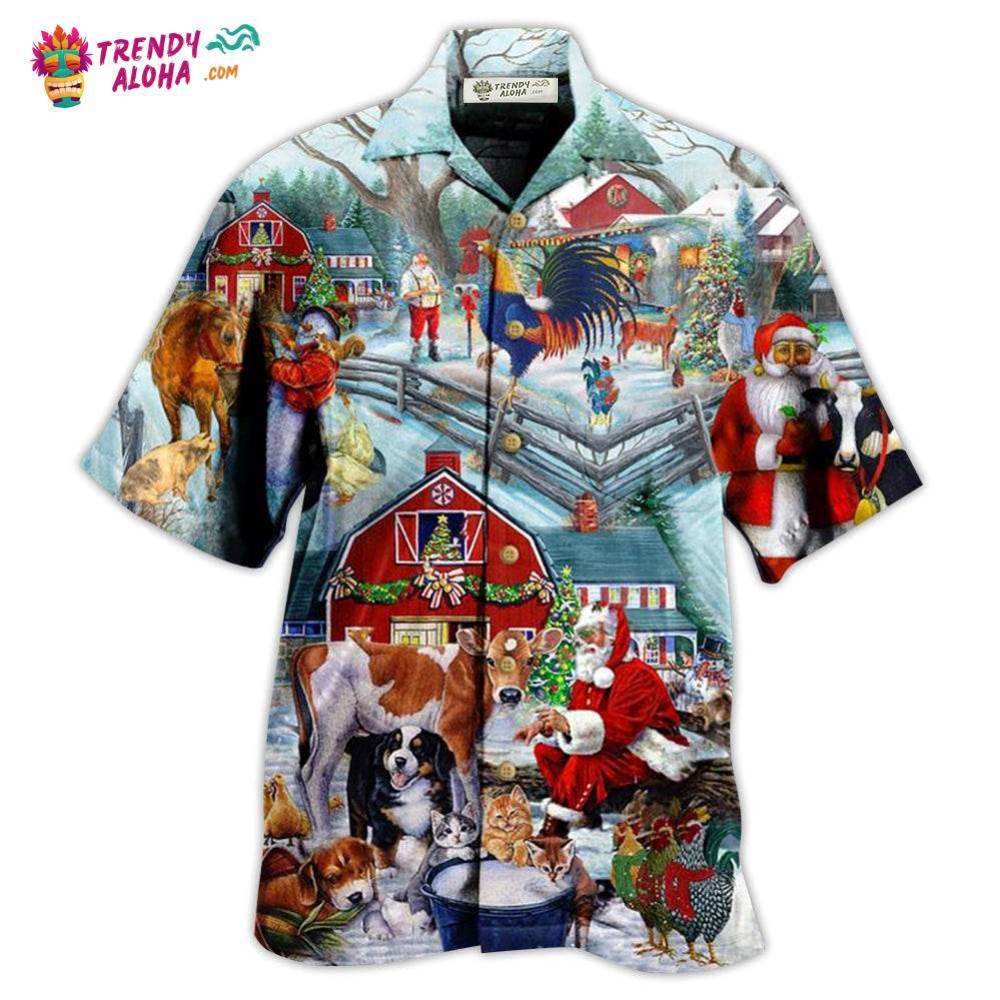 Christmas Love Animals So Much Hawaiian Shirt – Trendy Aloha