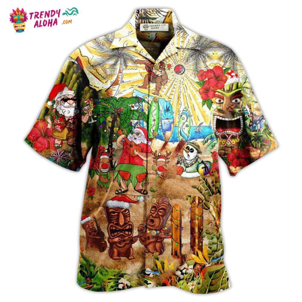 Christmas Mele Kalikimaka From Hawaii With Flower Hawaiian Shirt – Trendy Aloha Christmas Mele Kalikimaka From Hawaii With Flower Hawaiian Shirt – Trendy Aloha