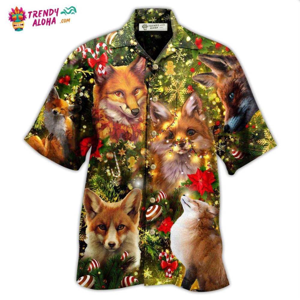 Christmas Merry Christmas Foxmask Hawaiian Shirt – Trendy Aloha Christmas Merry Christmas Foxmask Hawaiian Shirt – Trendy Aloha