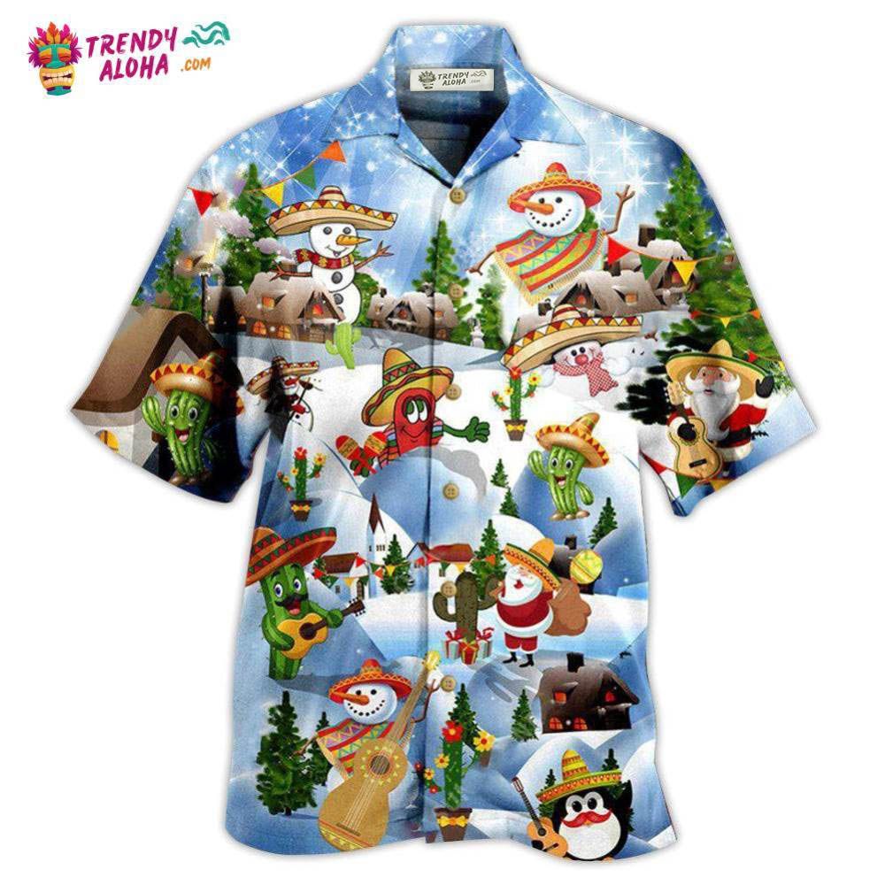 Christmas Mexican Say Merry Christmas Hawaiian Shirt – Trendy Aloha Christmas Mexican Say Merry Christmas Hawaiian Shirt – Trendy Aloha