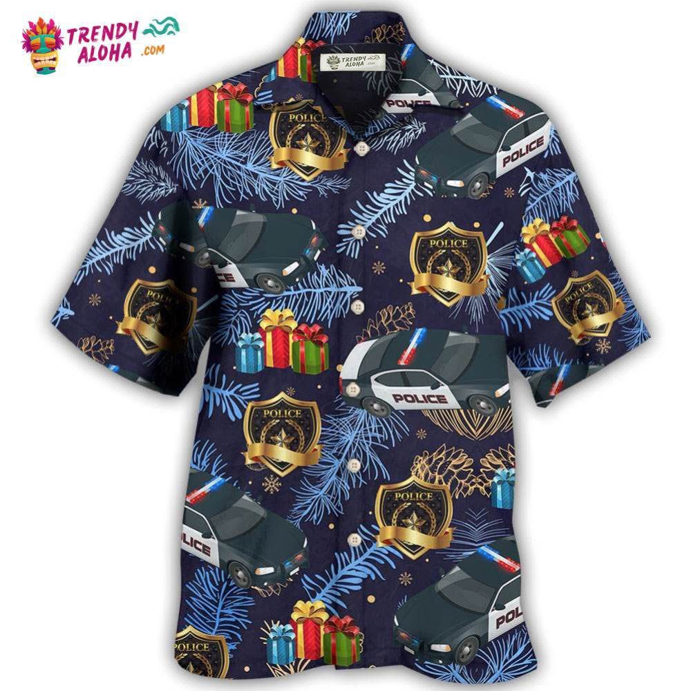Christmas Police Pattern Merry Christmas Hawaiian Shirt – Trendy Aloha Christmas Police Pattern Merry Christmas Hawaiian Shirt – Trendy Aloha