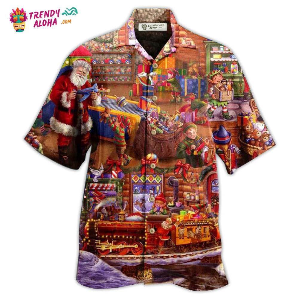 Christmas Santa And Happiness Forever Hawaiian Shirt – Trendy Aloha