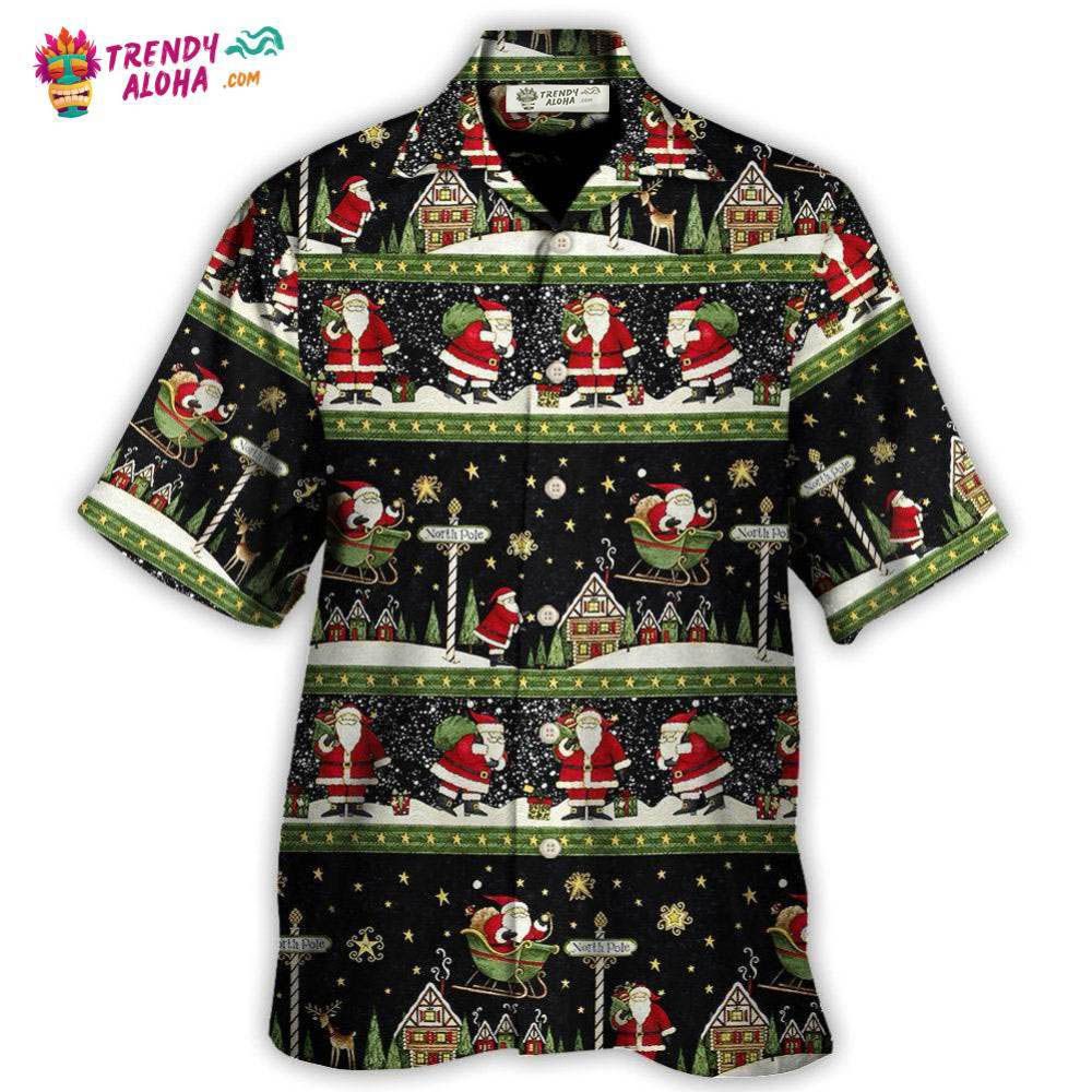 Christmas Santa Claus Big Night Hawaiian Shirt – Trendy Aloha