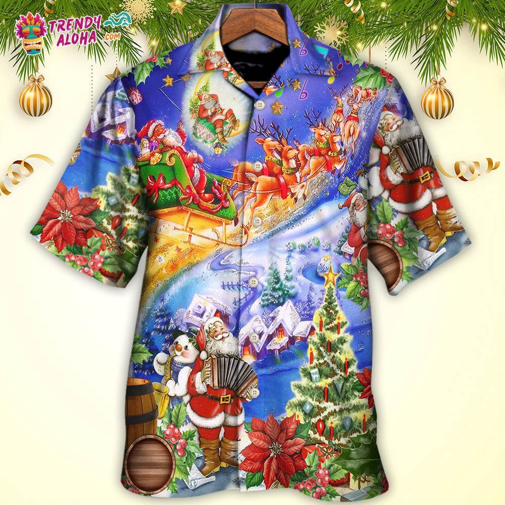 Christmas Santa Claus Love Hawaiian Shirt – Trendy Aloha