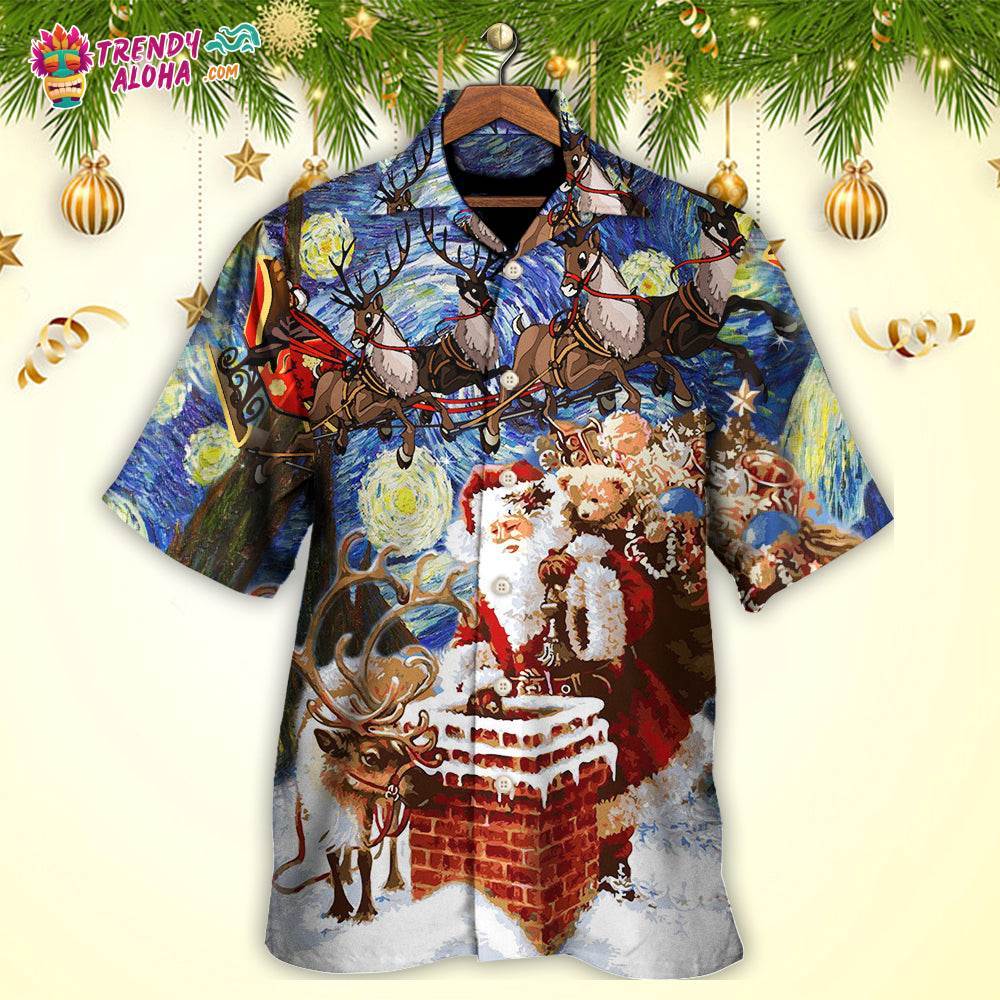 Christmas Santa Coming For You Hawaiian Shirt – Trendy Aloha