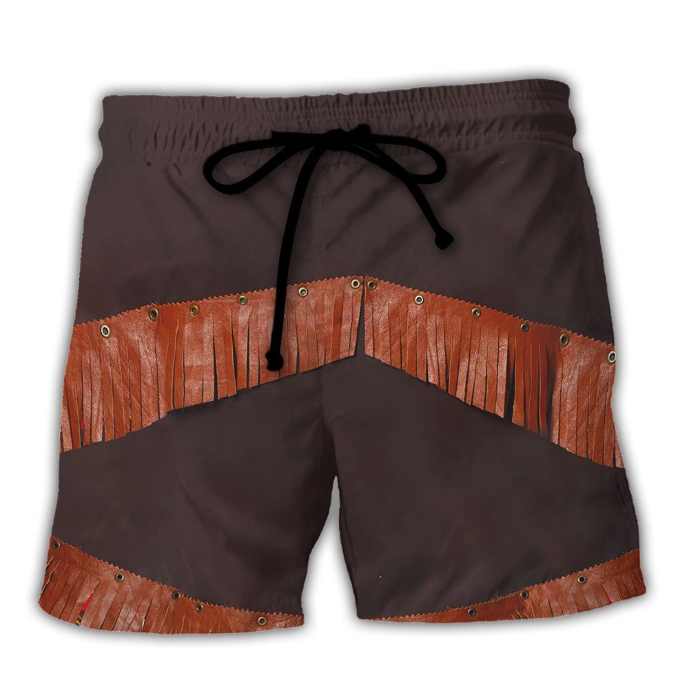 Christmas Santa Cowboy Vintage Style Trendy Aloha Hawaiian Beach Shorts Christmas Santa Cowboy Vintage Style Trendy Aloha Hawaiian Beach Shorts