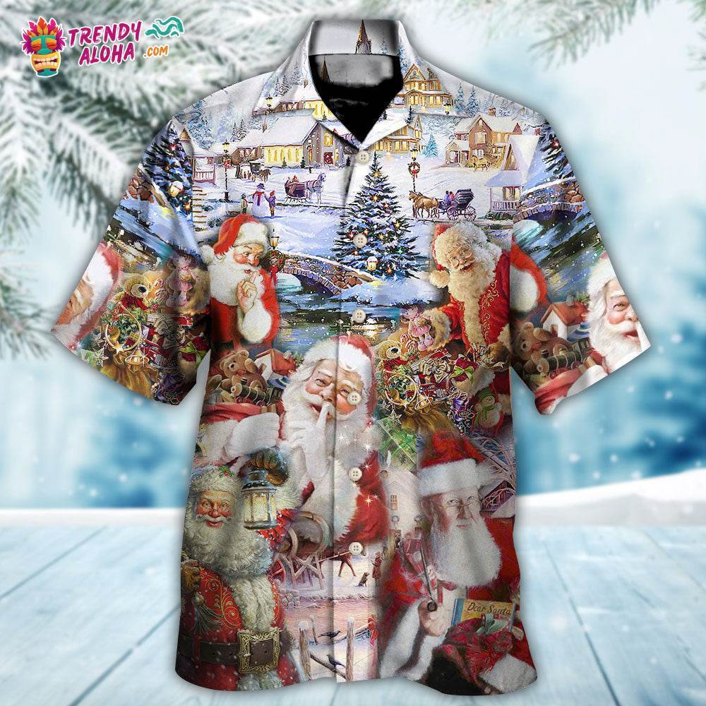 Christmas Santa I’m Just Here For The Ho’S Hawaiian Shirt – Trendy Aloha