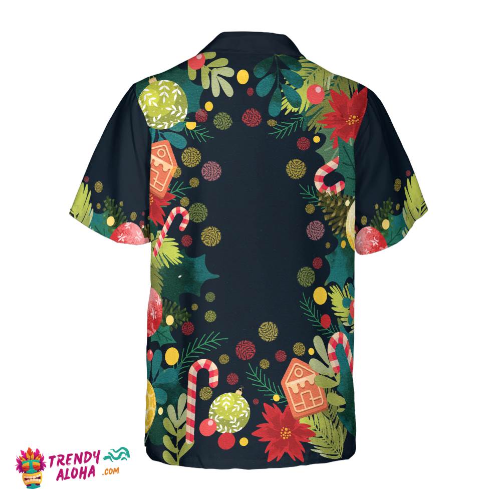 Christmas Santa Surfing Hawaiian Shirt, Christmas Shirts Short Sleeve Button Down Shirt For Men And Women