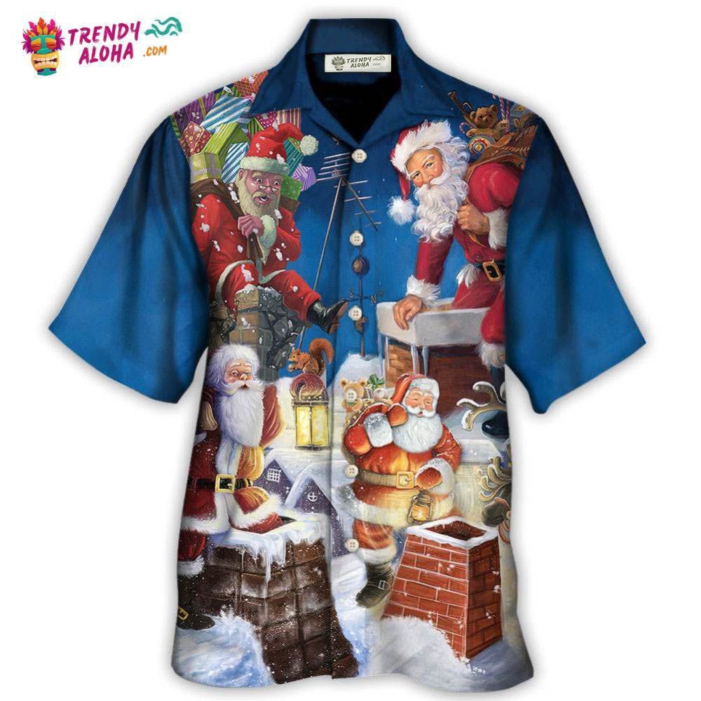 Christmas Santa The Way I Come Hawaiian Shirt – Trendy Aloha