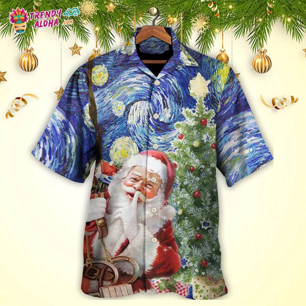 Christmas Shhhhh! It’S Secret Gift For You Hawaiian Shirt – Trendy Aloha