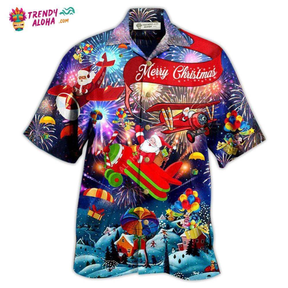 Christmas Spreading Love Santa Merry Christmas Hawaiian Shirt – Trendy Aloha