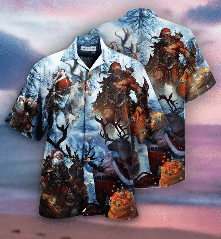 Christmas Stay Cool Santa Claus Trendy Hawaiian Shirt