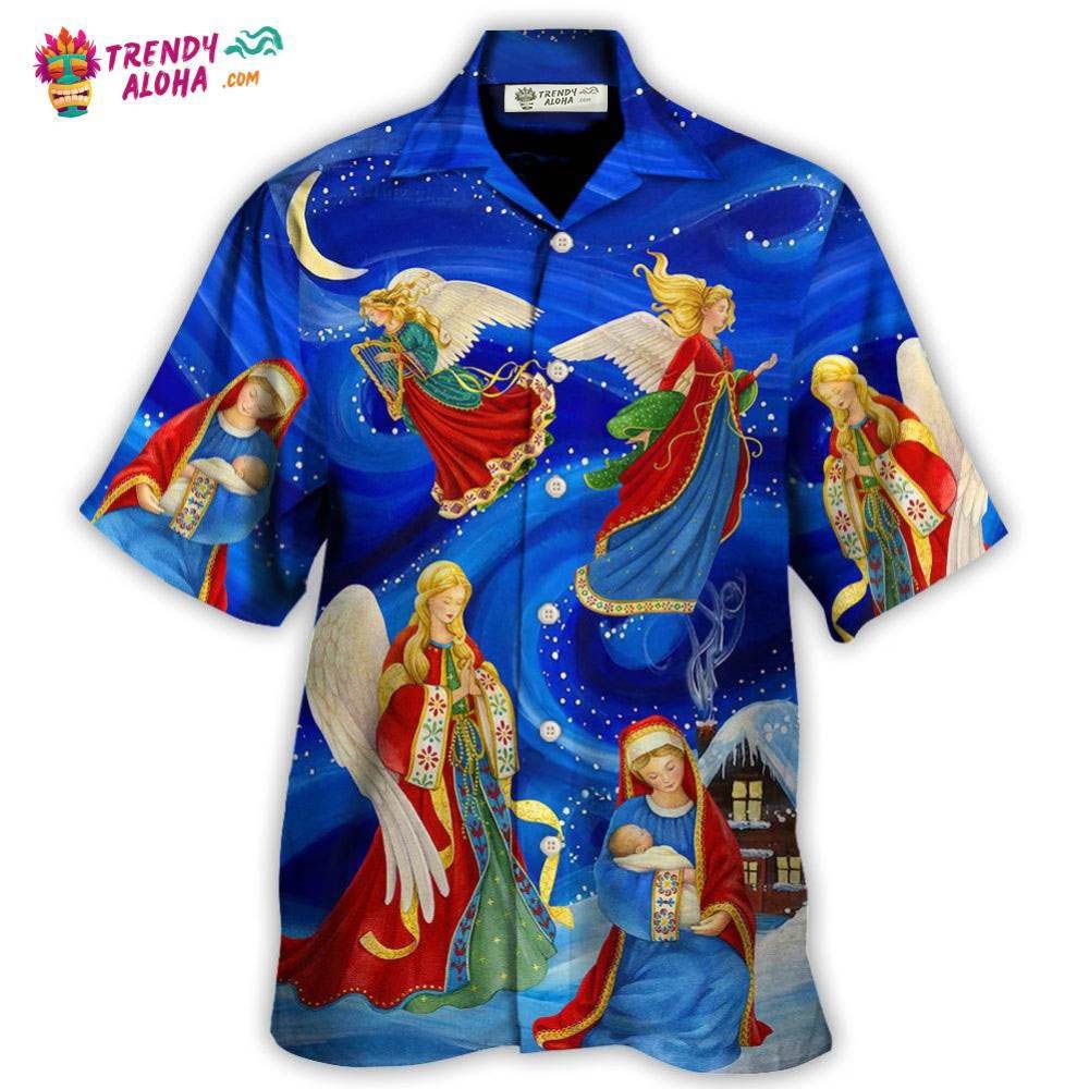 Christmas The Blessed Mother Love Christmas Light Art Style Hawaiian Shirt – Trendy Aloha Christmas The Blessed Mother Love Christmas Light Art Style Hawaiian Shirt – Trendy Aloha