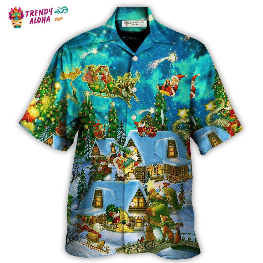 Christmas The Magical Night Hawaiian Shirt – Trendy Aloha Christmas The Magical Night Hawaiian Shirt – Trendy Aloha