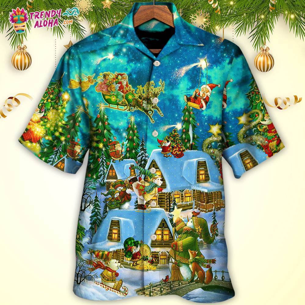 Christmas The Magical Night Hawaiian Shirt – Trendy Aloha