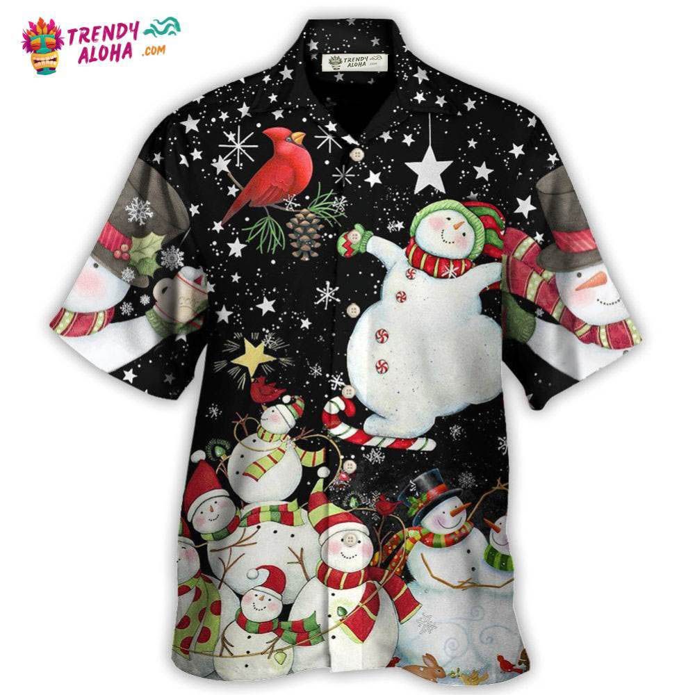 Christmas The World Of Christmas With Snowman Hawaiian Shirt – Trendy Aloha Christmas The World Of Christmas With Snowman Hawaiian Shirt – Trendy Aloha