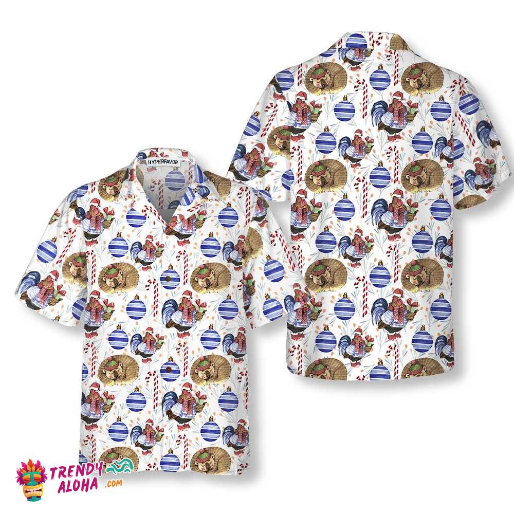 Christmas Winter Holiday Symbol Hawaiian Shirt, Funny Christmas Shirt, Gift For Christmas