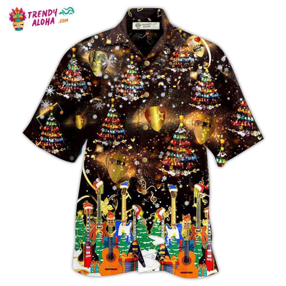 Christmas Yes I Speak Amazing Guitar Hawaiian Shirt – Trendy Aloha