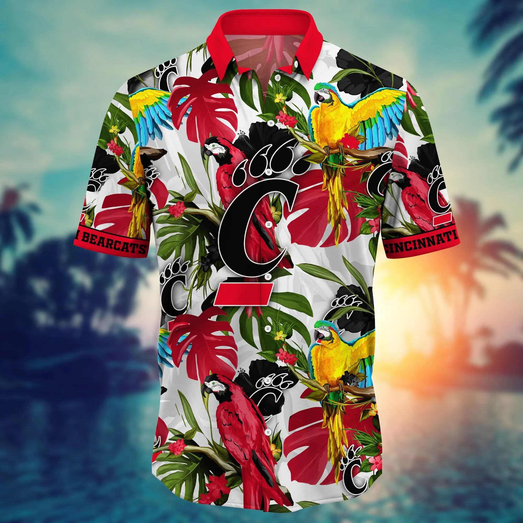 Cincinnati Bearcats NCAA Hawaiian Shirt Barbecuestime Aloha Shirt