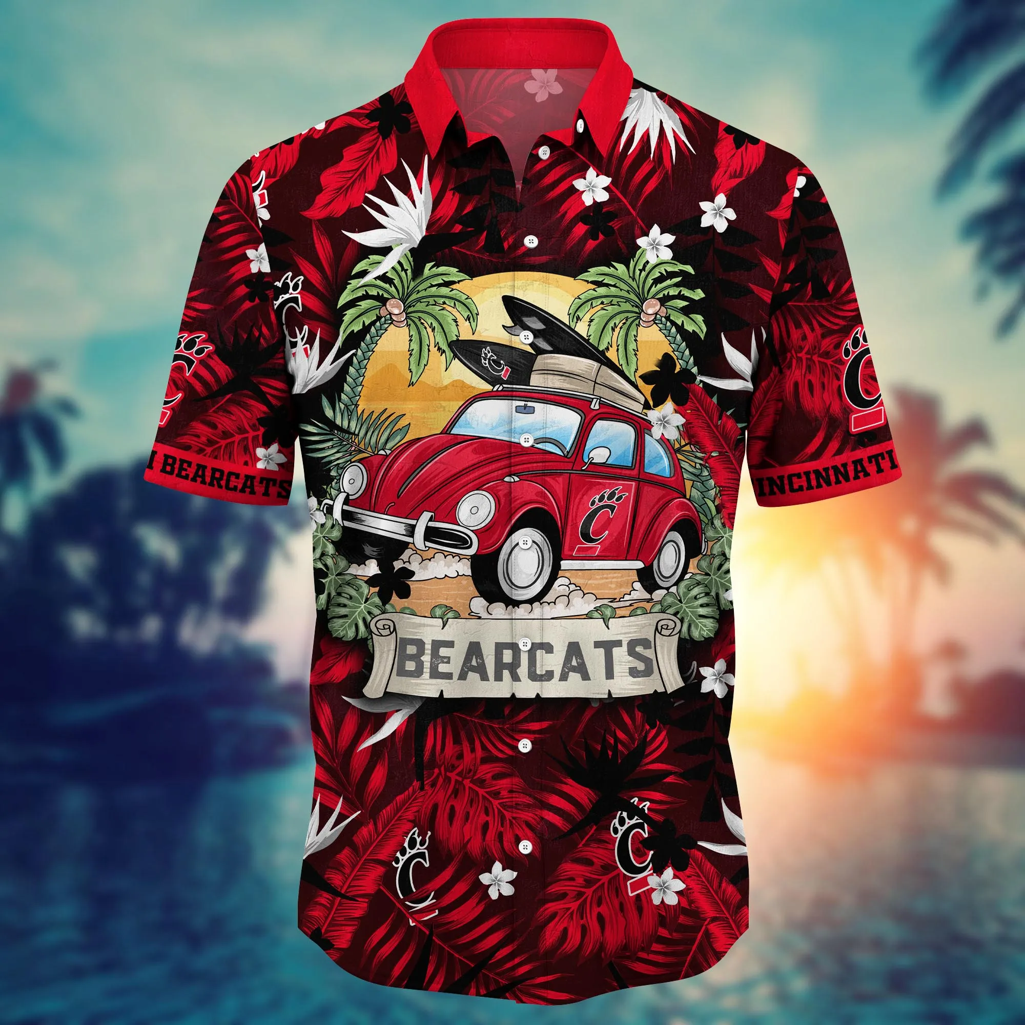 Cincinnati Bearcats NCAA Hawaiian Shirt Daylighttime Aloha Shirt