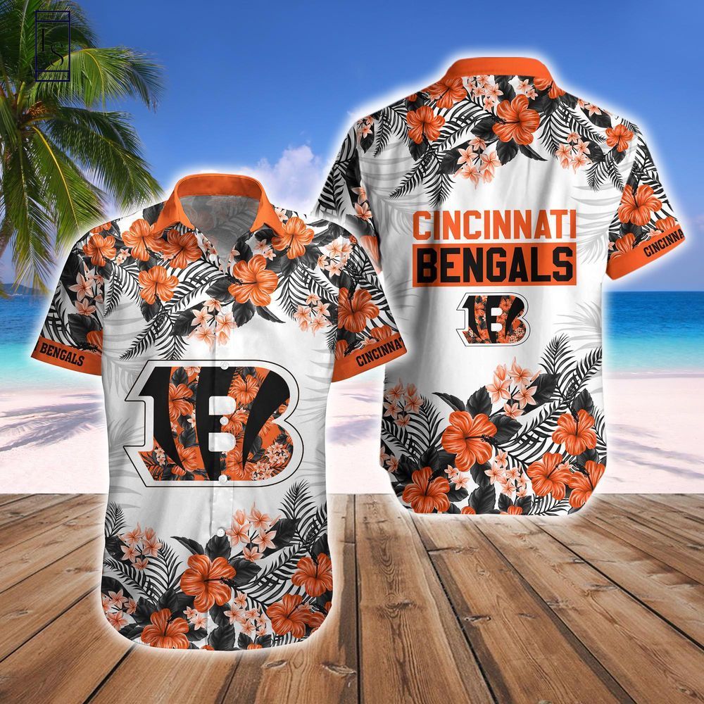 Cincinnati Bengals Hawaiian Shirt Short Combo Set Tropical Style