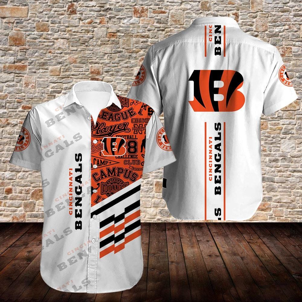 Cincinnati Bengals Limited Edition Hawaiian Shirt Trendy Aloha Design 06
