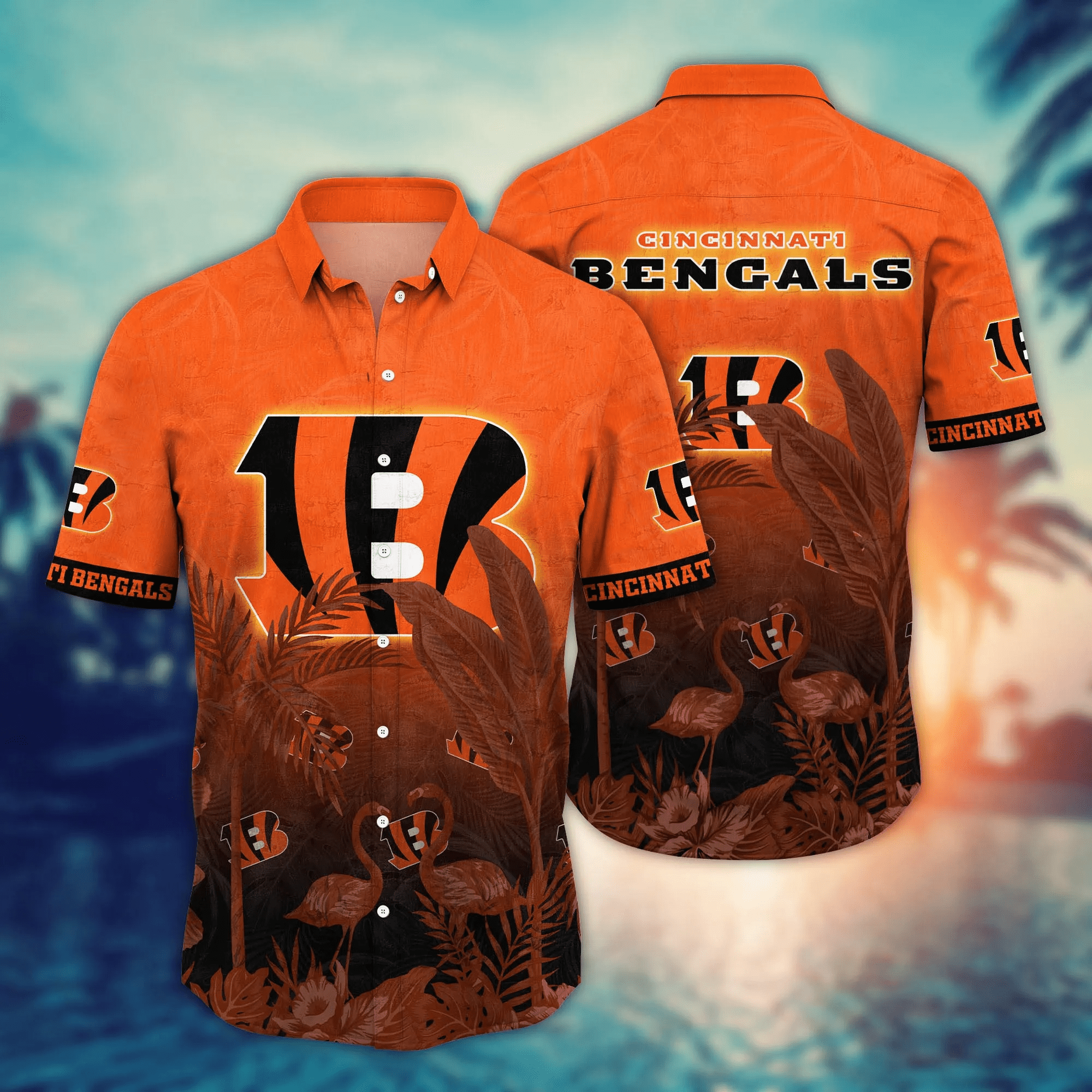 Cincinnati Bengals NFL Hawaiian Shirt Sandcastlestime Aloha Shirt