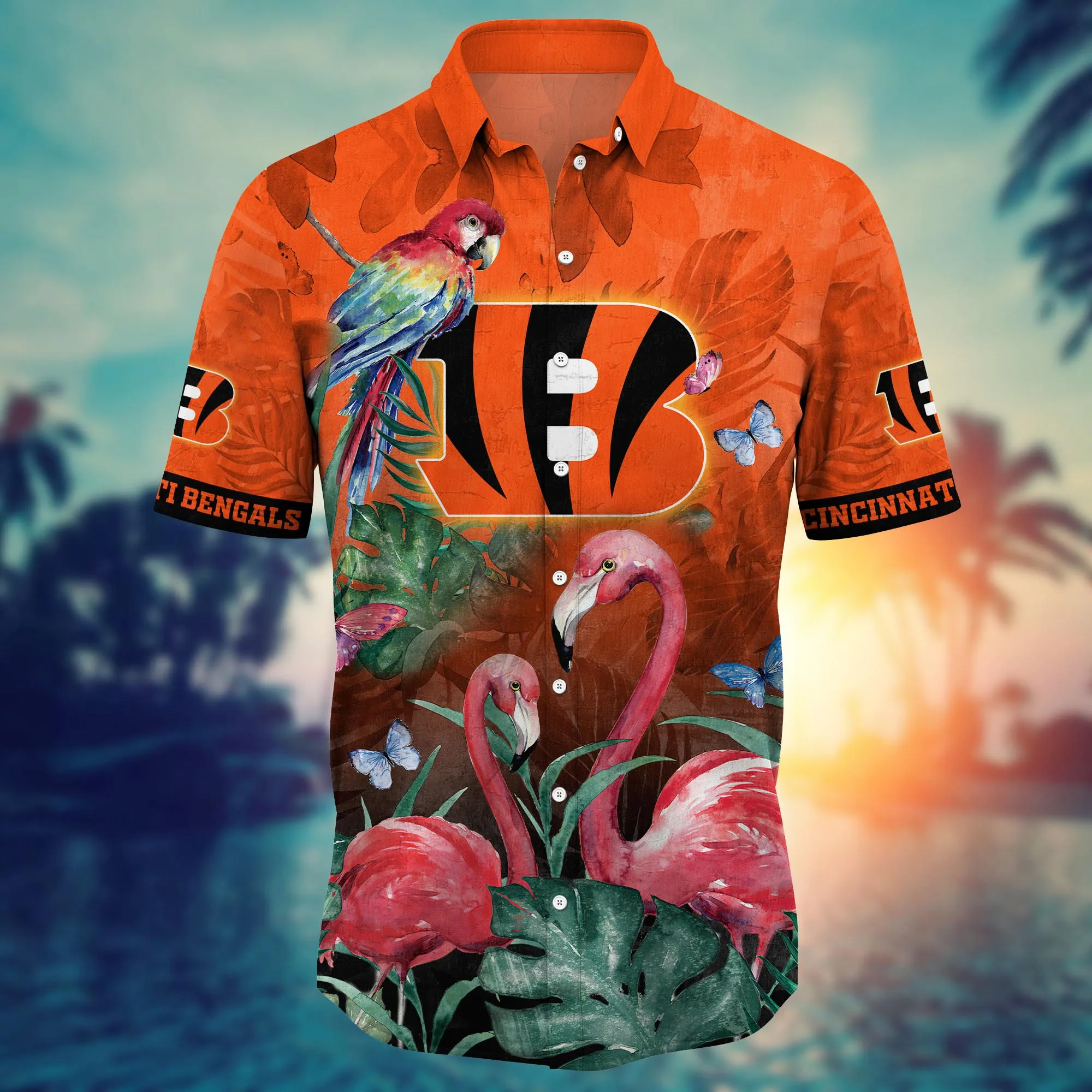 Cincinnati Bengals NFL Hawaiian Shirt Sun Dresses Aloha Shirt