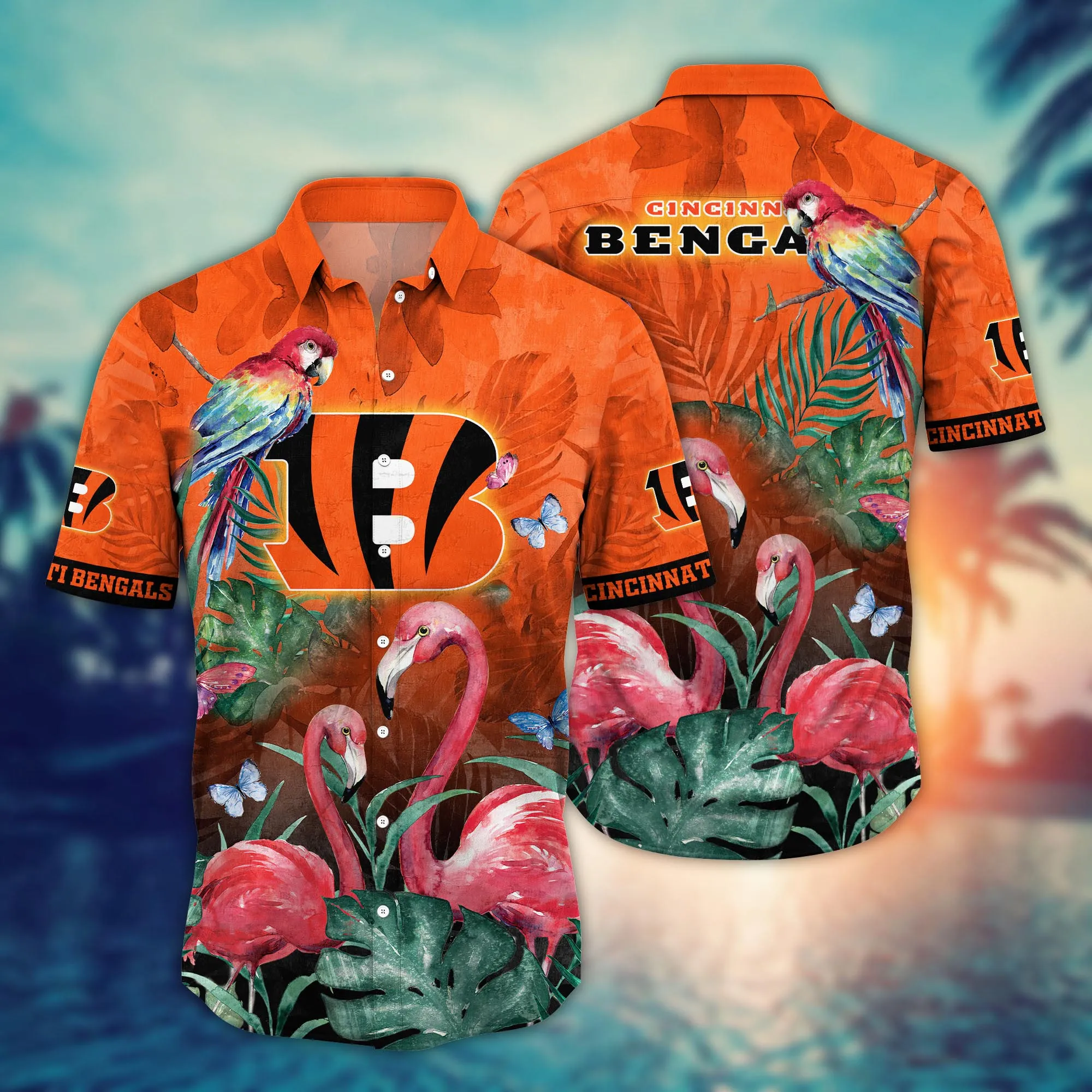 Cincinnati Bengals NFL Hawaiian Shirt Sun Dresses Aloha Shirt