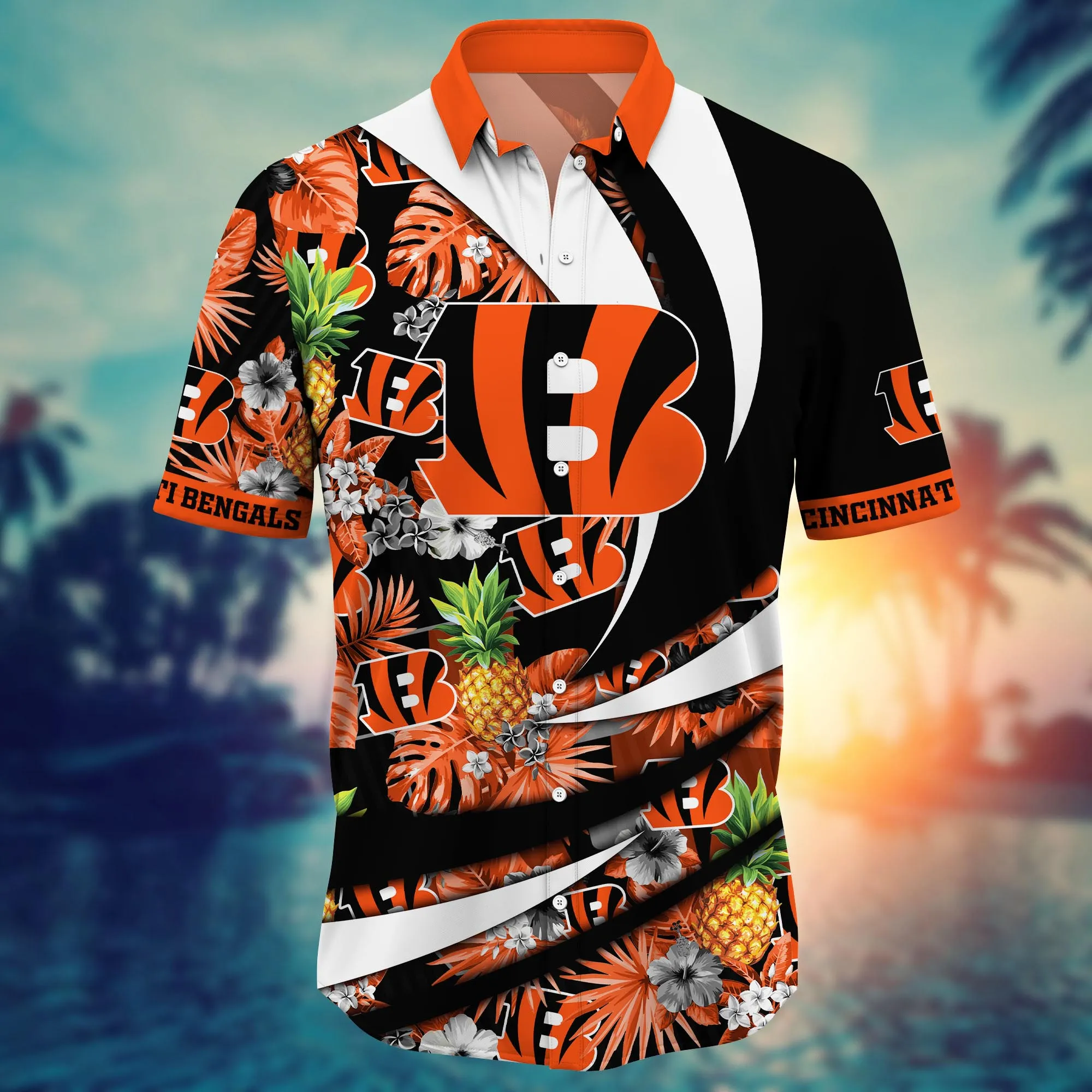 Cincinnati Bengals NFL Hawaiian Shirt Warm Days Aloha Shirt