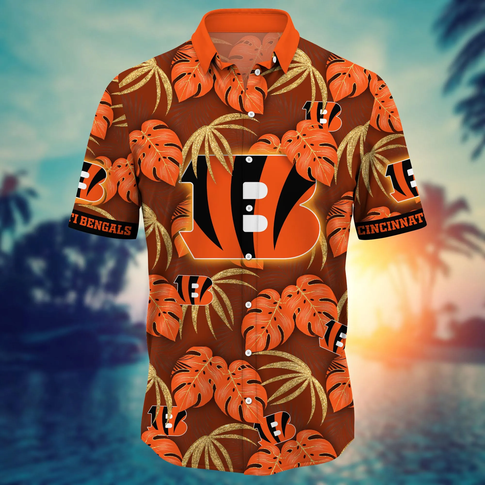 Cincinnati Bengals NFL Hawaiian Shirt Water Sports Aloha Shirt