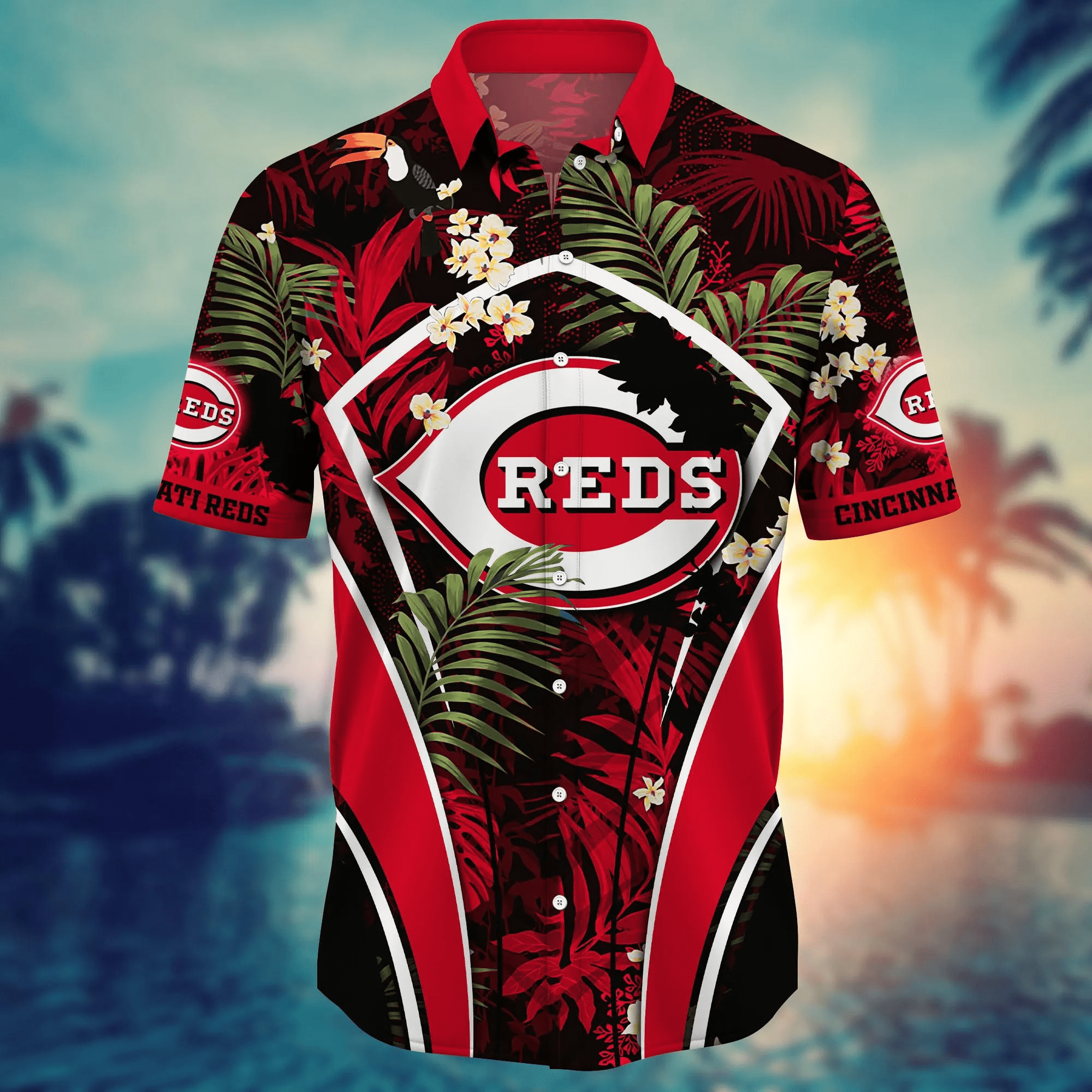 Cincinnati Reds MLB Hawaiian Shirt Ice Cream Season Aloha Shirt