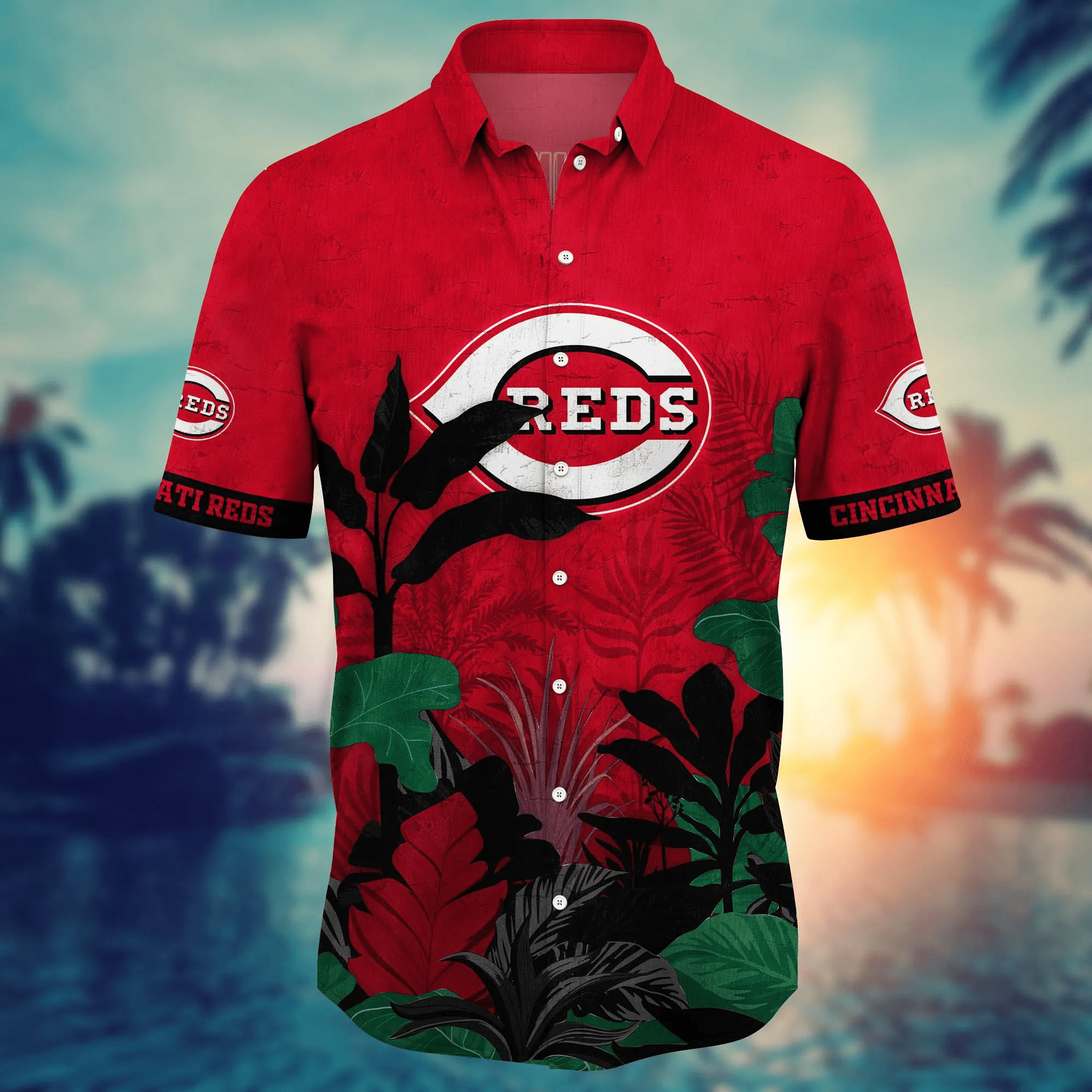 Cincinnati Reds MLB Hawaiian Shirt July Aloha Shirt