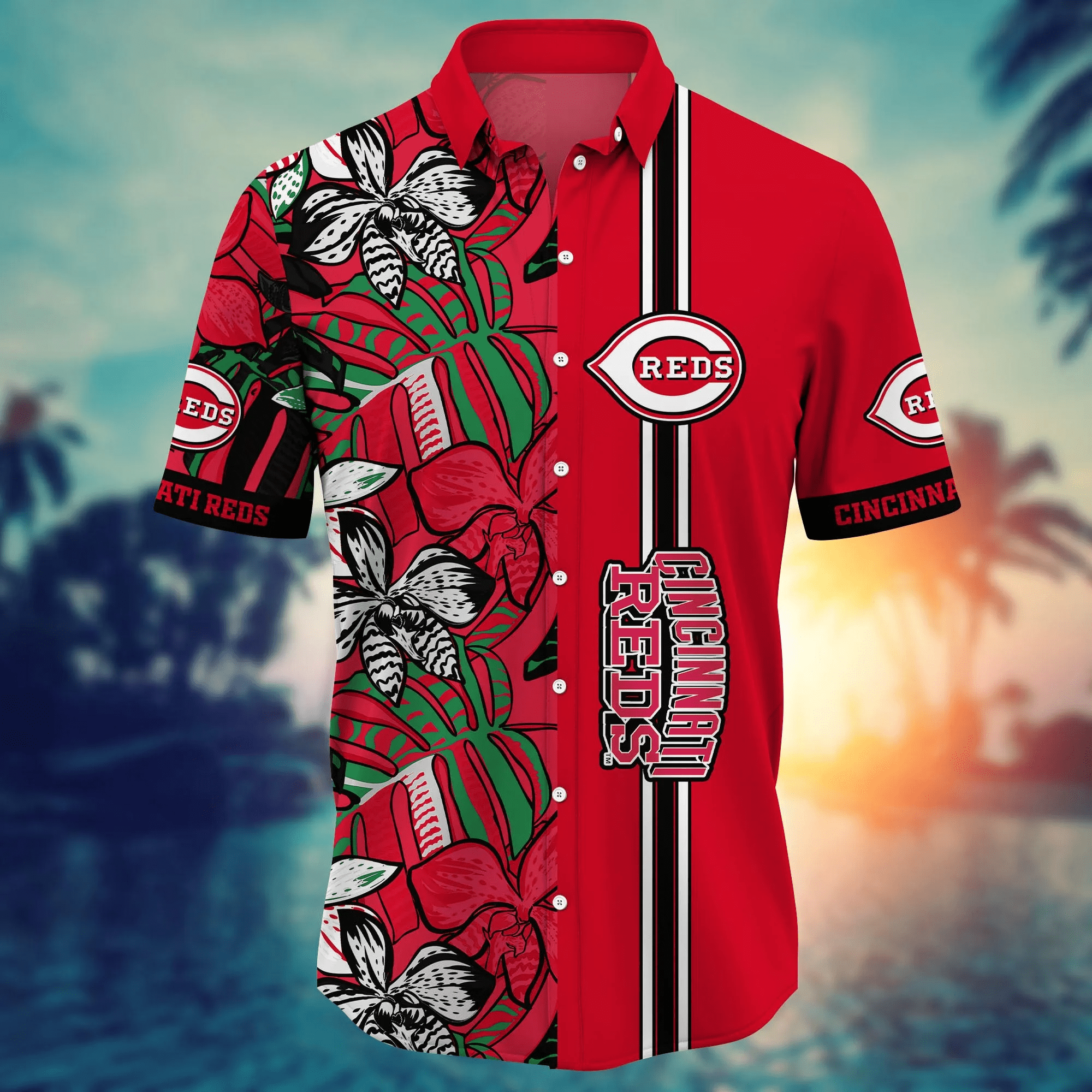 Cincinnati Reds MLB Hawaiian Shirt Summer Camps Aloha Shirt