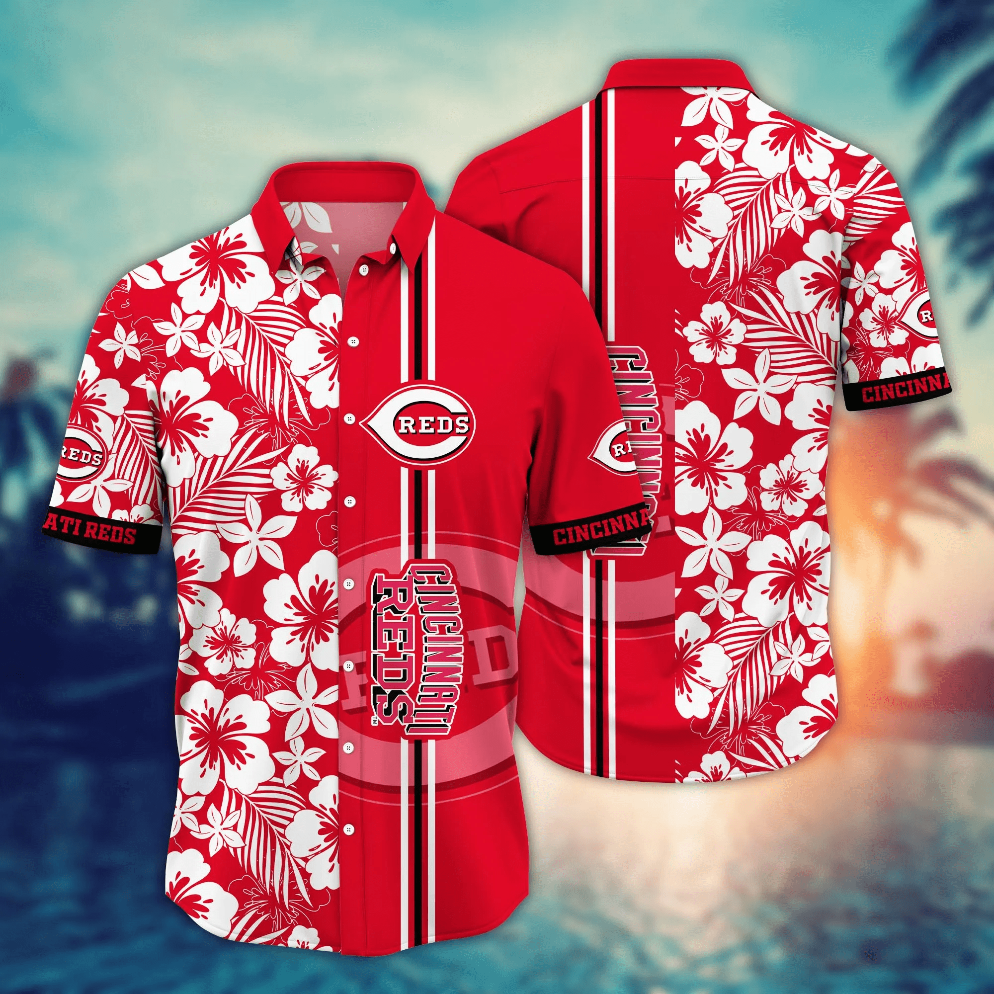 Cincinnati Reds MLB Hawaiian Shirt Tropicaltime Aloha Shirt