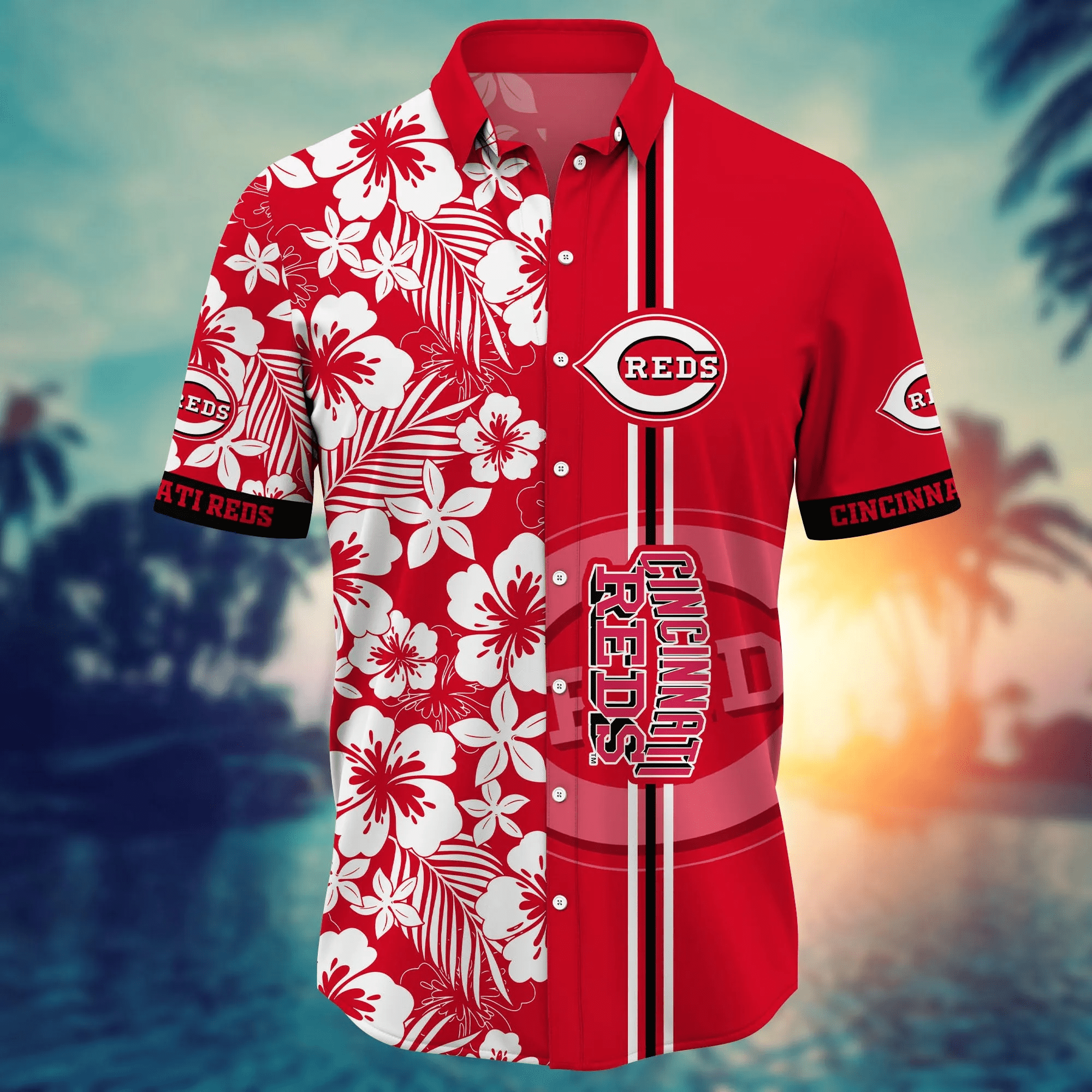 Cincinnati Reds MLB Hawaiian Shirt Tropicaltime Aloha Shirt