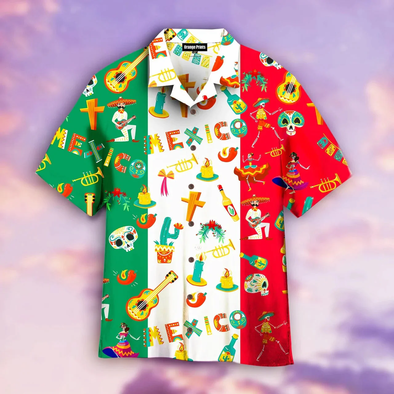 Cinco De Mayo Mexico Aloha Trendy Hawaiian Shirts For Men & For Women