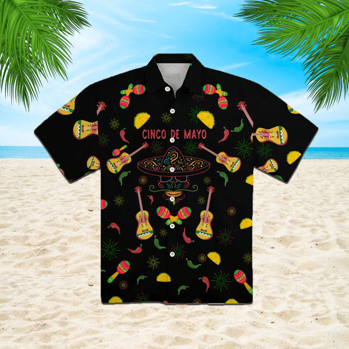 Cinco De Mayo Tacos Black Hawaiian Shirt Aloha Shirt