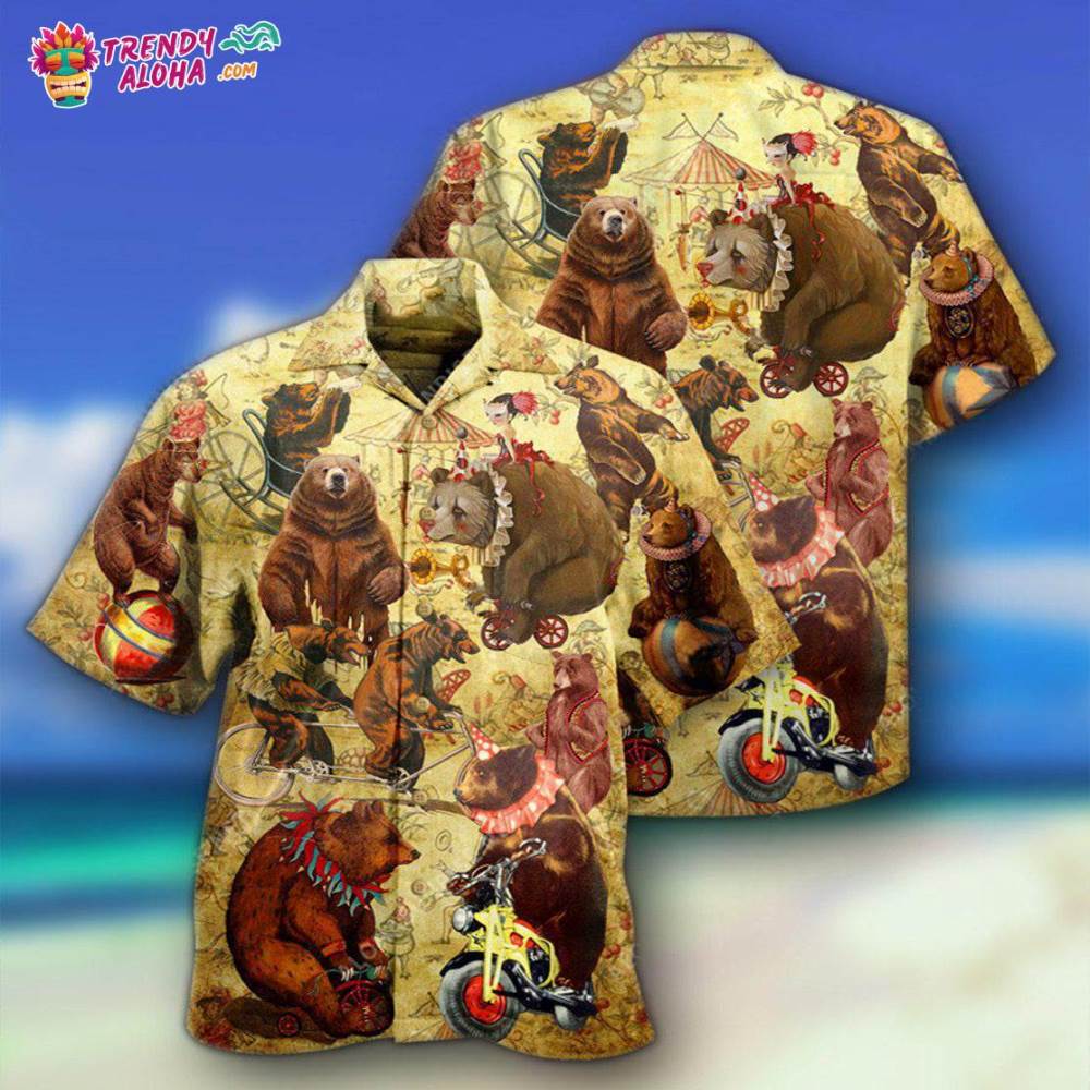 Circus Bears Amazing Hawaiian Shirt – Trendy Aloha