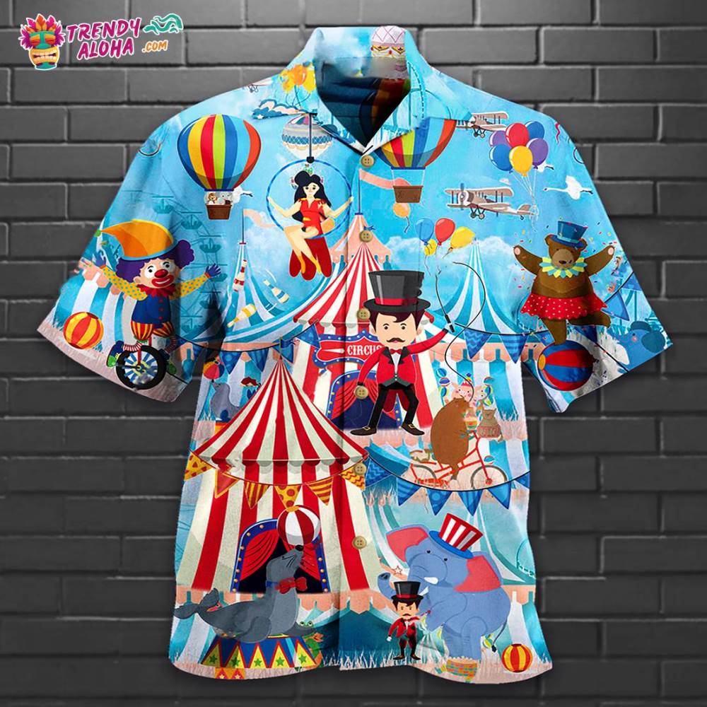 Circus Love Animals Very Much Hawaiian Shirt – Trendy Aloha