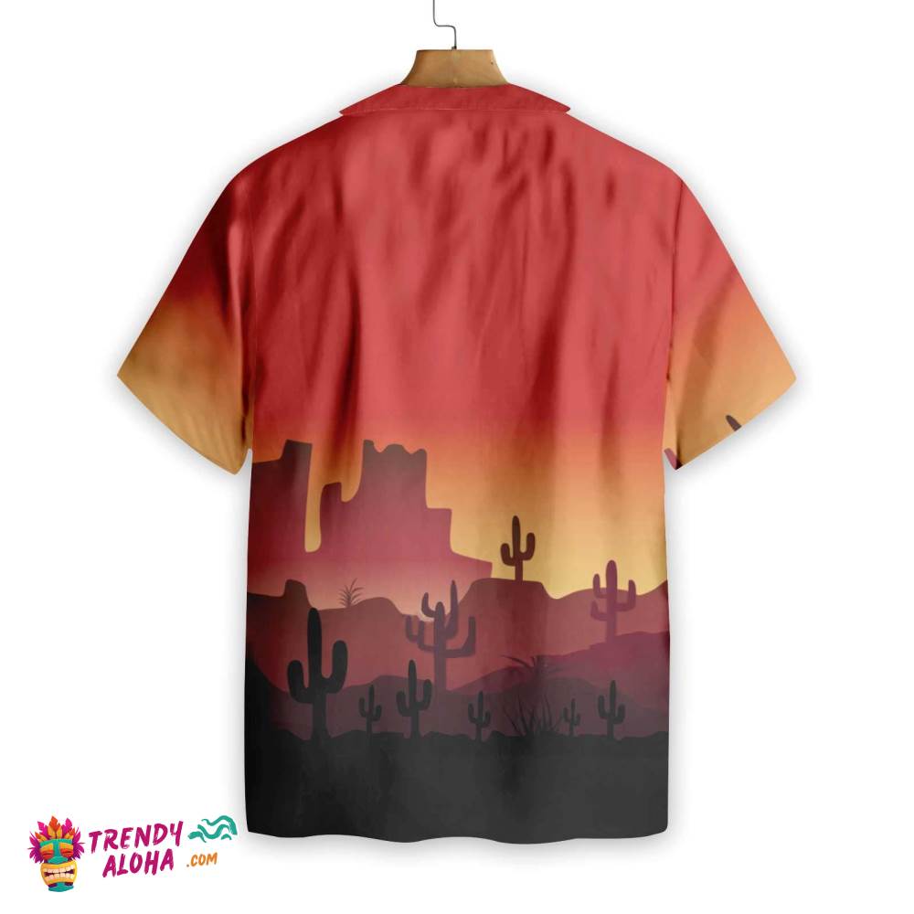 City Of Cactus Hawaiian Shirt, Vintage Cactus Button Down Shirt