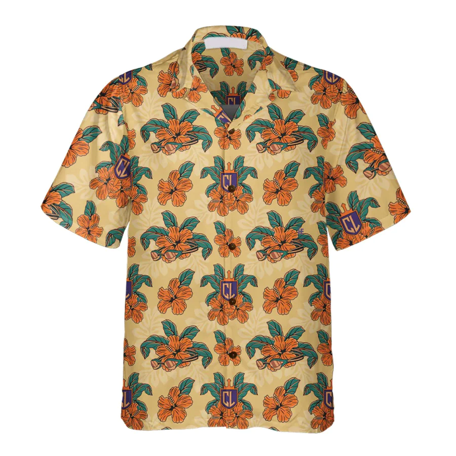 Cl Tropical Floral Trendy Hawaiian Shirt Cl Tropical Floral Trendy Hawaiian Shirt